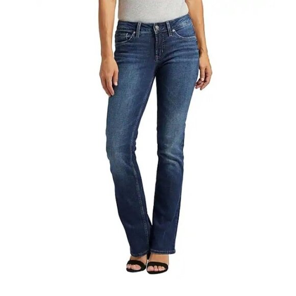 Silver Jeans Co. Suki Super Stretch Slim Bootcut Jeans - J25 - Picture 2 of 8